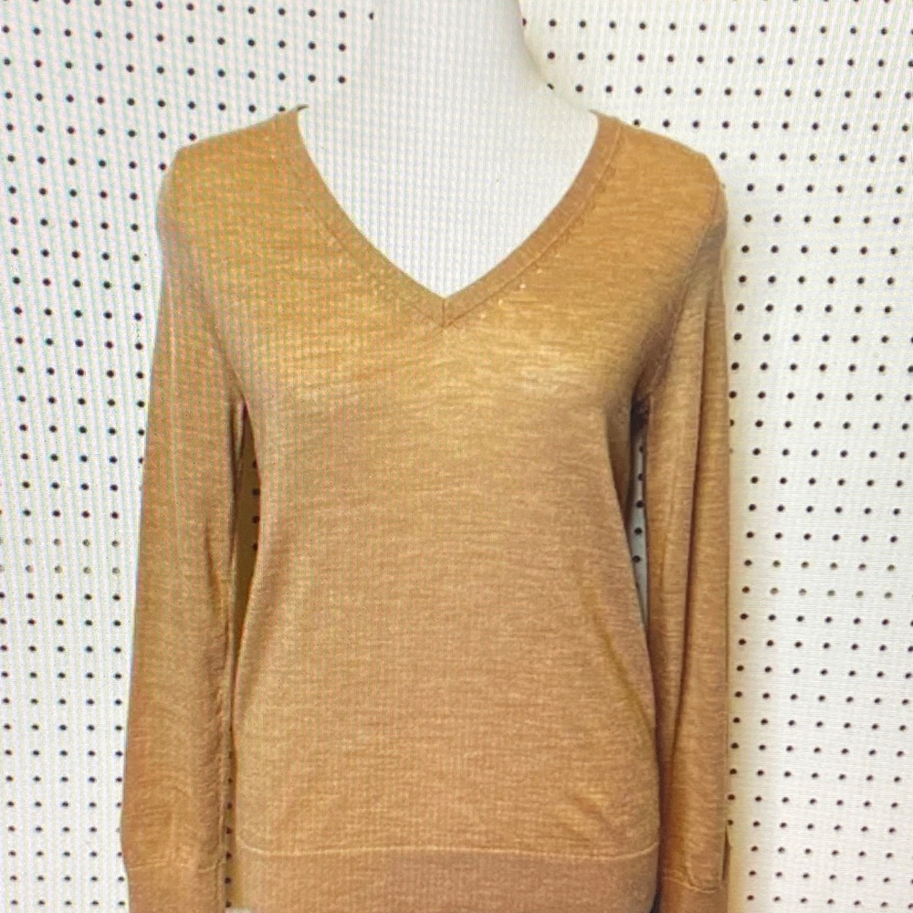 Banana Republic Mustard V-Neck Sweater